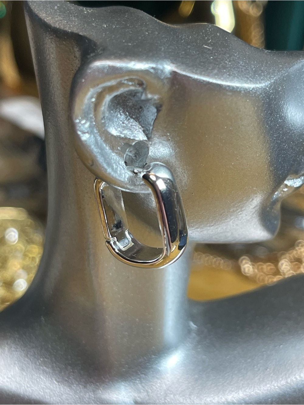 New sterling silver huggie hoop earrings